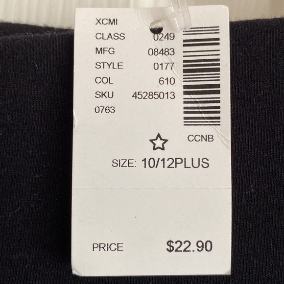 Justice Black Leggings Pockets Flip Sequin Girls PLUS 10/12 - Picture 3 of 4